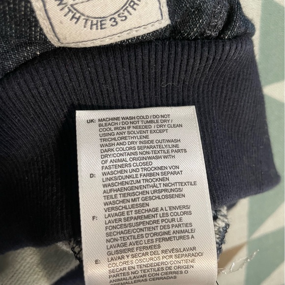 adidas Sweat Zip Hoodie Indigo Denim - Picture 10 of 16